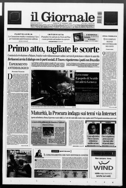 Il giornale : quotidiano del mattino